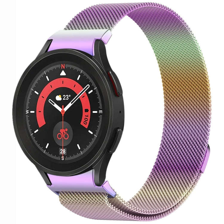For Samsung Galaxy Watch5 / 5 Pro Button Style Milan Magnetic Metal Watch Band(Color)
