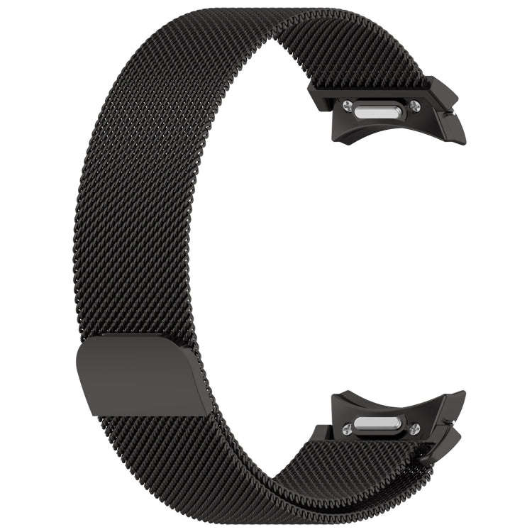 For Samsung Galaxy Watch4 / 4 Classic 46mm Button Style Milan Magnetic Metal Watch Band(Black)