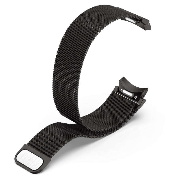 For Samsung Galaxy Watch4 / 4 Classic 46mm Button Style Milan Magnetic Metal Watch Band(Black)
