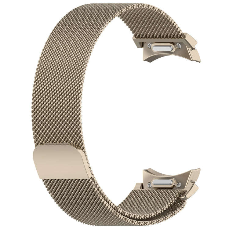 For Samsung Galaxy Watch4 / 4 Classic 46mm Button Style Milan Magnetic Metal Watch Band(Starlight...