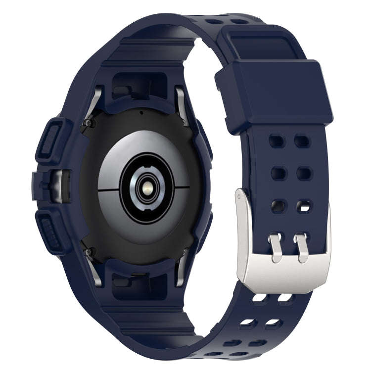 For Samsung Galaxy Watch6 44mm TPU Integrated Silicone Watch Band(Blue)