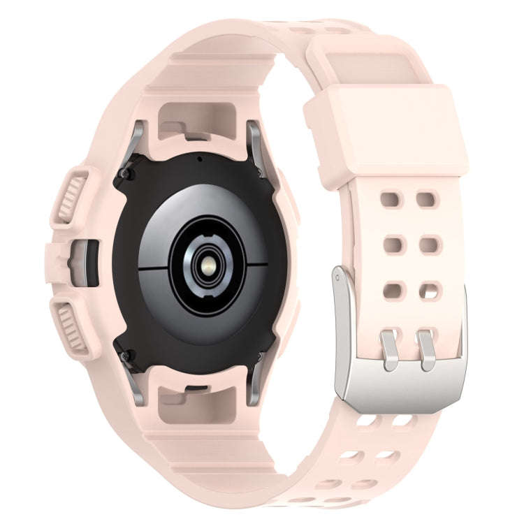 For Samsung Galaxy Watch6 40mm TPU Integrated Silicone Watch Band(Pink)