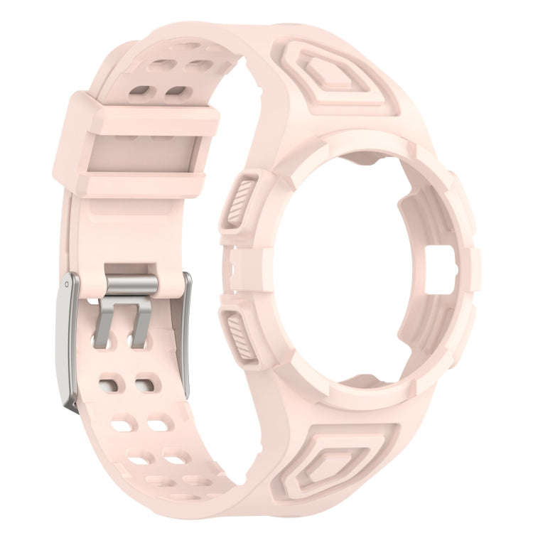 For Samsung Galaxy Watch6 40mm TPU Integrated Silicone Watch Band(Pink)