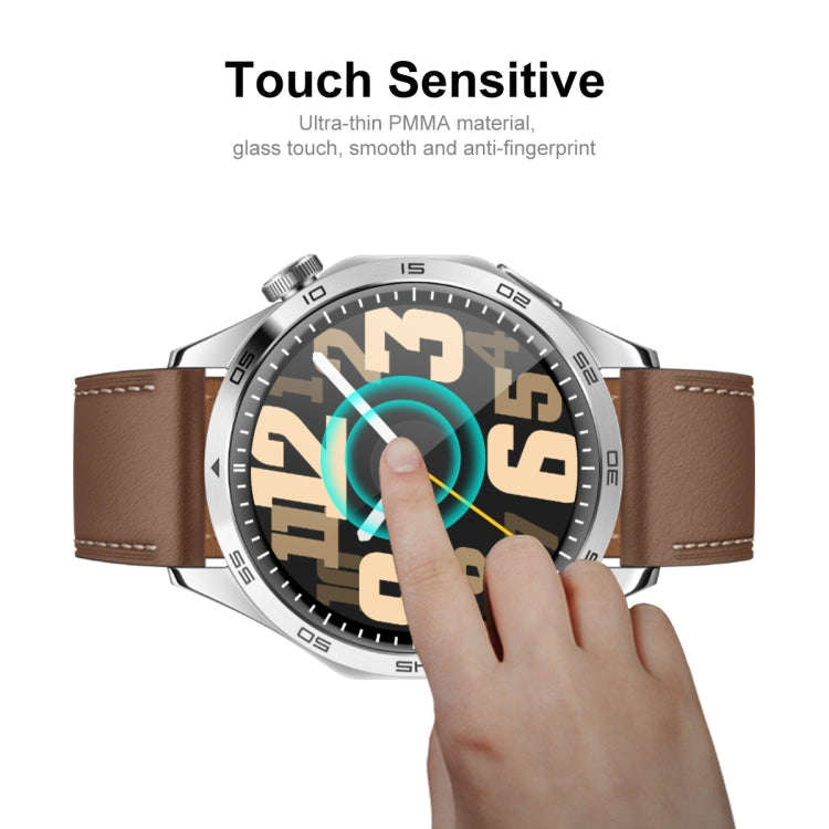 For Huawei Watch GT 4 46mm 5pcs ENKAY 3D Full Coverage Soft PC Edge PMMA HD Screen Film