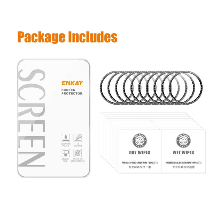 For Huawei Watch GT 4 46mm 10pcs ENKAY 3D Full Coverage Soft PC Edge PMMA HD Screen Film