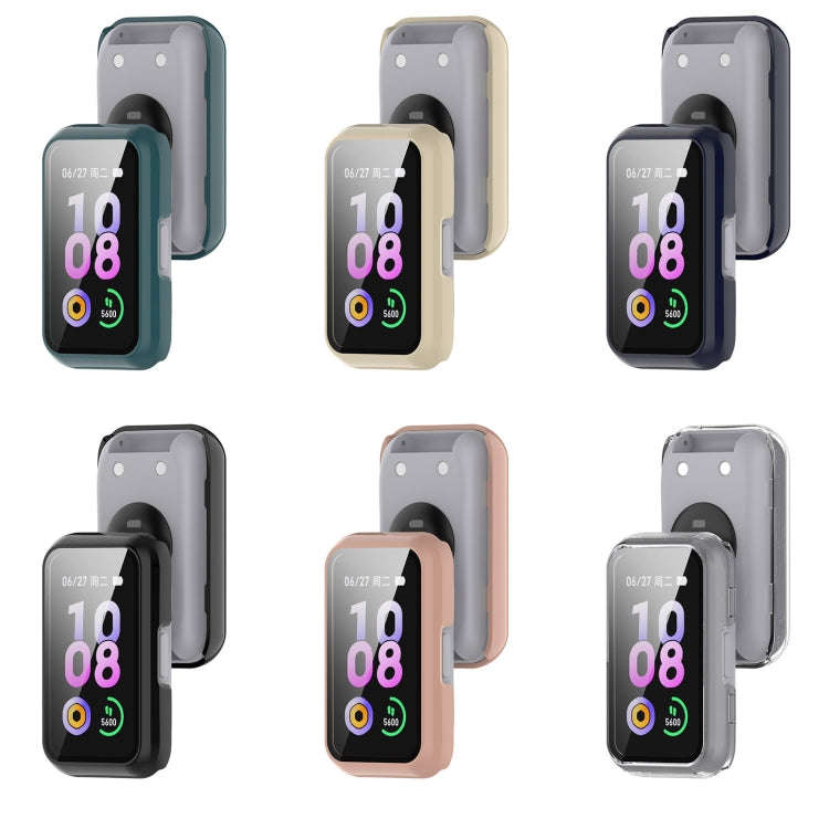 For Keep B4 Lite PC + 9H Tempered Film Integrated Watch Protective Case(Pink)