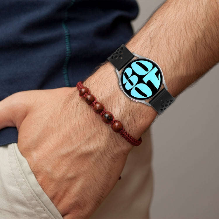 For Amazfit GTR 2 22mm Folding Magnetic Clasp Silicone Watch Band(Blue)