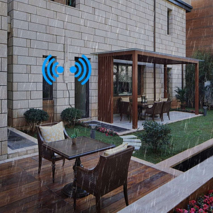 WAVLINK WN570HA1 Weatherproof 2.4+5GHz 600Mbps Outdoor WiFi Range Router Extender, Plug:UK Plug