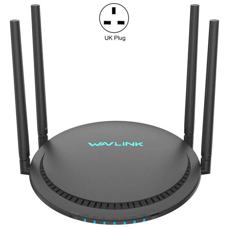 WAVLINK WN531P3 WAN / LAN Port Signal Booster Wireless Repeater AC1200 Wireless Routers, Plug:UK ...