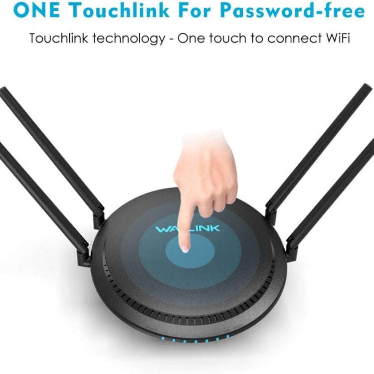 WAVLINK WN531P3 WAN / LAN Port Signal Booster Wireless Repeater AC1200 Wireless Routers, Plug:AU ...