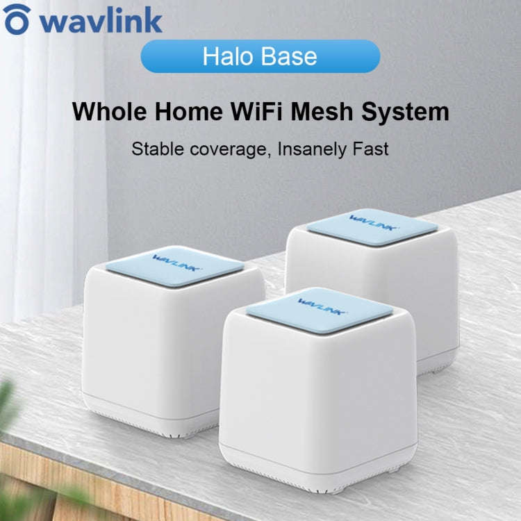 WAVLINK WN535M3 For Home Office 3pcs Mesh Wireless Router AC1200 Dual Band WiFi Signal Booster, P...