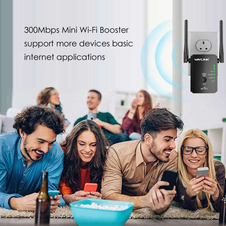 Wavlink WN578R2 With 2 External Antennas N300 Wireless AP/Range Extender/Router, Plug:AU Plug
