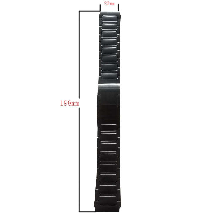 For Garmin Forerunner 255 22mm I-Shaped Titanium Alloy Watch Band(Sliver)