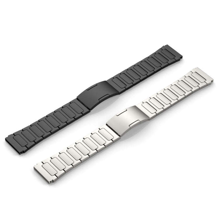 For Garmin Forerunner 255 22mm I-Shaped Titanium Alloy Watch Band(Sliver)