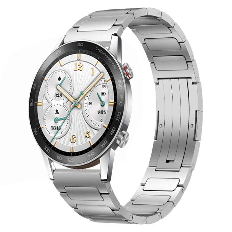 For Honor Watch GS 3i 22mm I-Shaped Titanium Alloy Watch Band(Sliver)