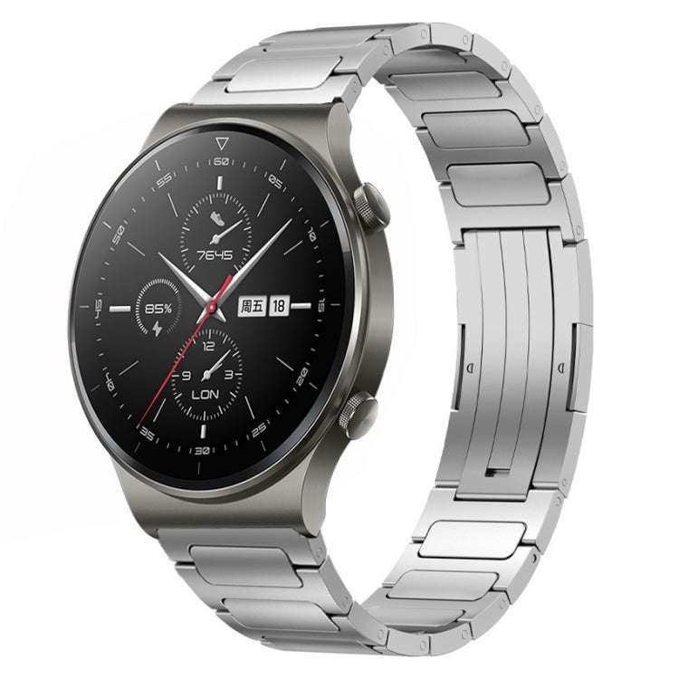 For Huawei GT2 Pro 22mm I-Shaped Titanium Alloy Watch Band(Sliver)