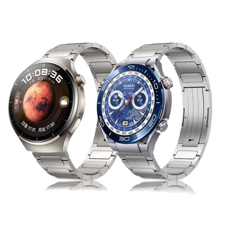 For Huawei Watch 4 22mm I-Shaped Titanium Alloy Watch Band(Sliver)