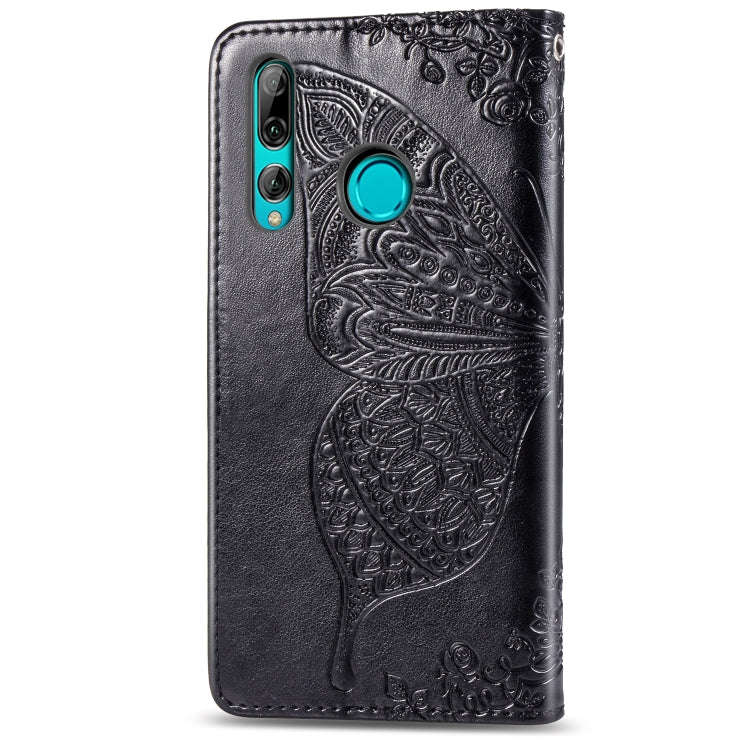 Butterfly Love Flowers Embossing Horizontal Flip Leather Case for Huawei Y9 Prime (2019), with Ho...