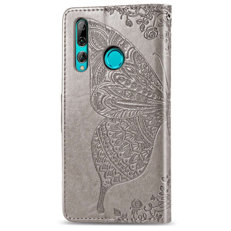 Butterfly Love Flowers Embossing Horizontal Flip Leather Case for Huawei Y9 Prime (2019), with Ho...