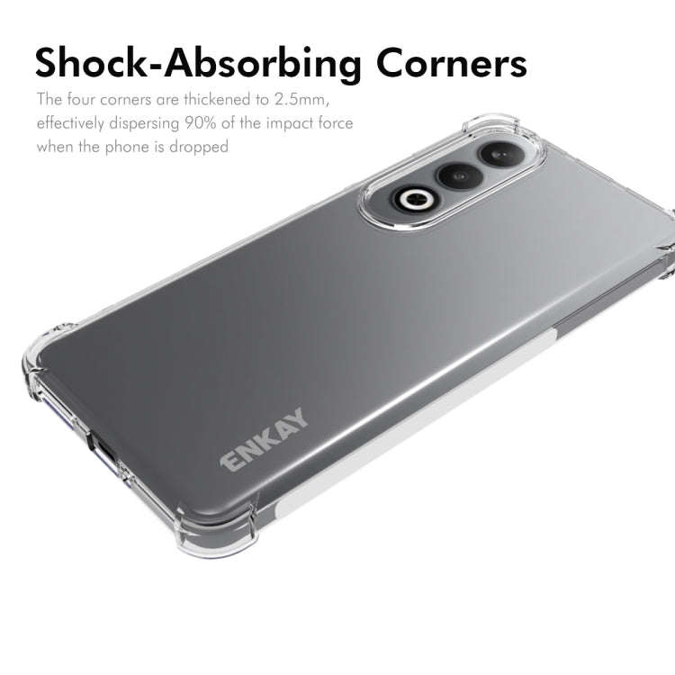 For OnePlus Nord CE4 ENKAY Hat-Prince Transparent TPU Shockproof Phone Case