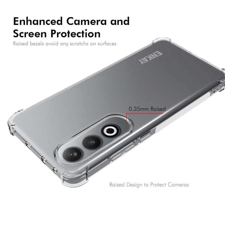 For OnePlus Nord CE4 ENKAY Hat-Prince Transparent TPU Shockproof Phone Case