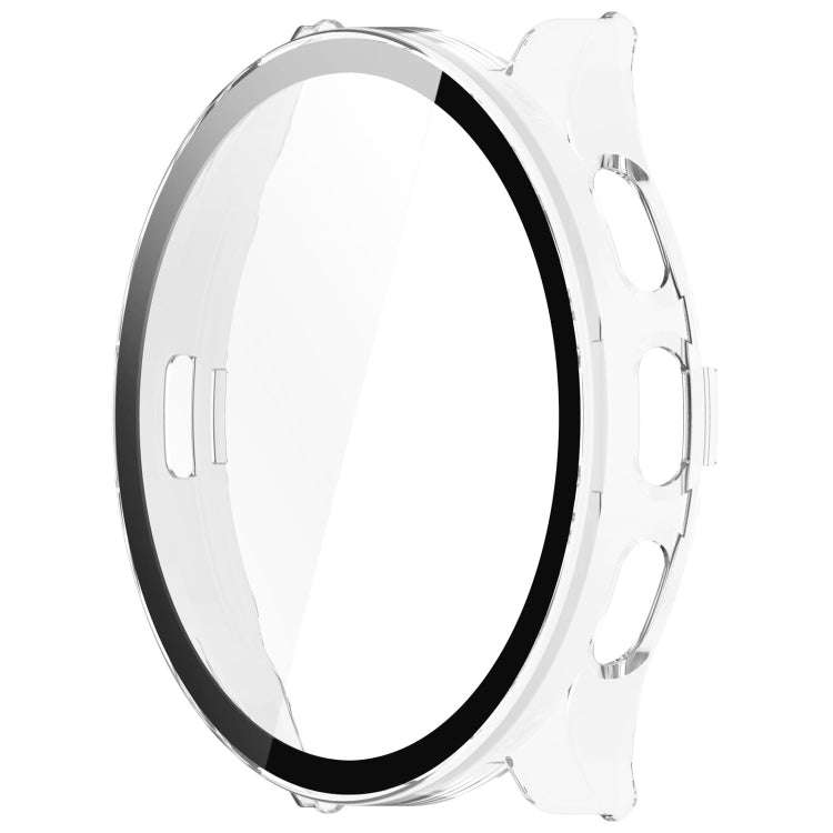 For Garmin Venu 3S PC + Tempered Film Integrated Watch Protective Case(Transparent)