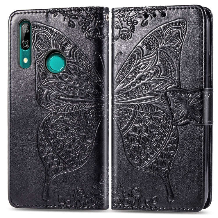 Butterfly Love Flowers Embossing Horizontal Flip Leather Case For Huawei P Smart Z with Holder & ...