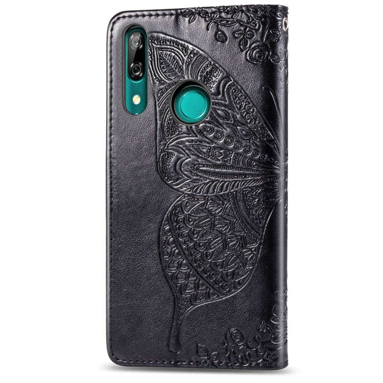 Butterfly Love Flowers Embossing Horizontal Flip Leather Case For Huawei P Smart Z with Holder & ...