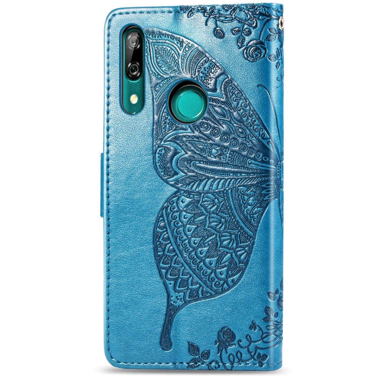 Butterfly Love Flowers Embossing Horizontal Flip Leather Case For Huawei P Smart Z with Holder & ...