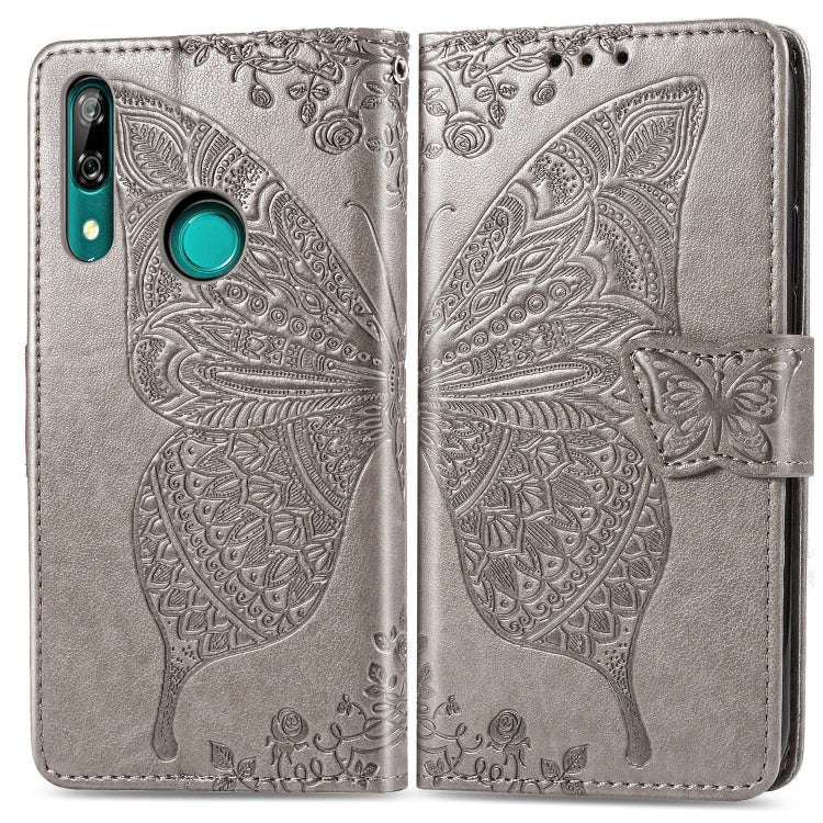 Butterfly Love Flowers Embossing Horizontal Flip Leather Case For Huawei P Smart Z with Holder & ...