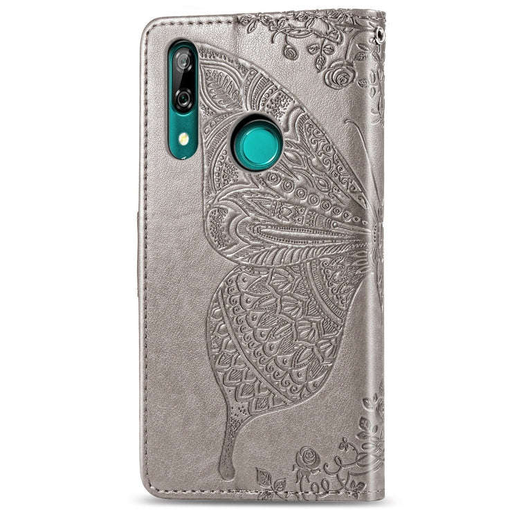 Butterfly Love Flowers Embossing Horizontal Flip Leather Case For Huawei P Smart Z with Holder & ...