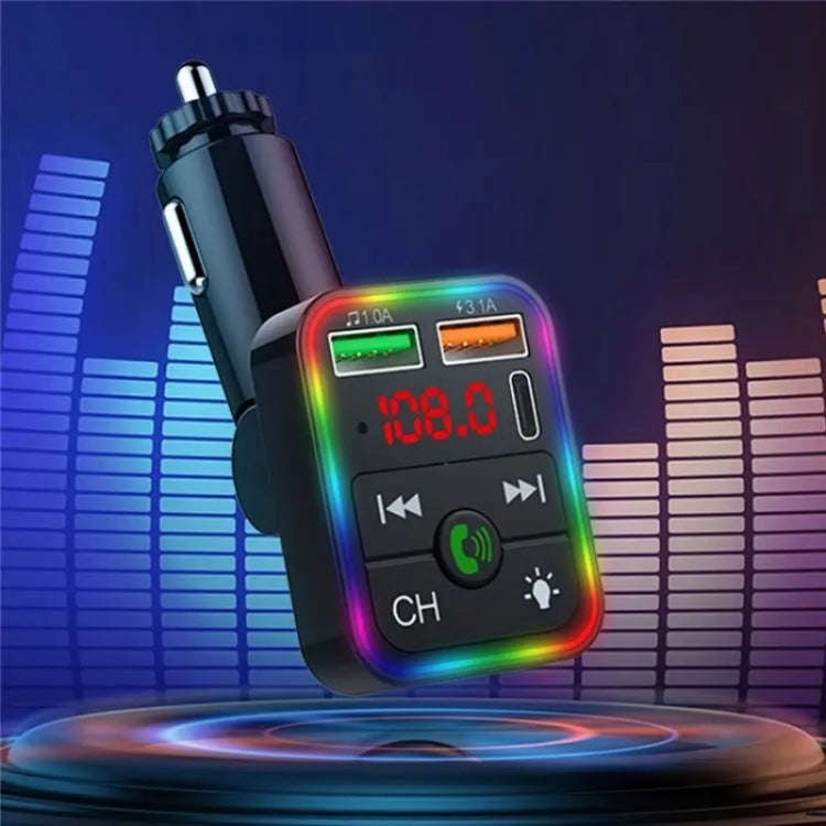 P2 Dual USB Port Cigarette Lighter Car Charger Support Bluetooth Hands Free Calling Car Player Ch...