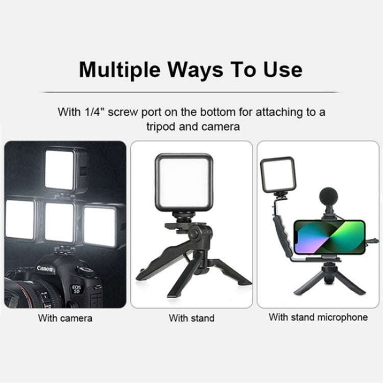 VLOGLITE T49 Portable LED Video Light 5600K Photography Photo Lighting Panel Mini Fill Lamp