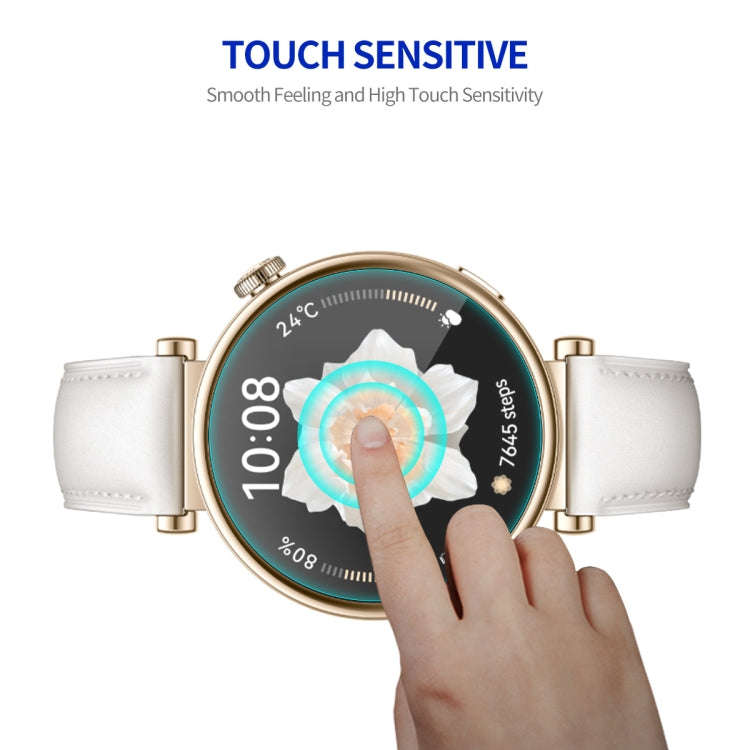 For Huawei Watch GT 4 46mm 5pcs ENKAY Hat-Prince 0.2mm 9H Tempered Glass Screen Protector Watch Film