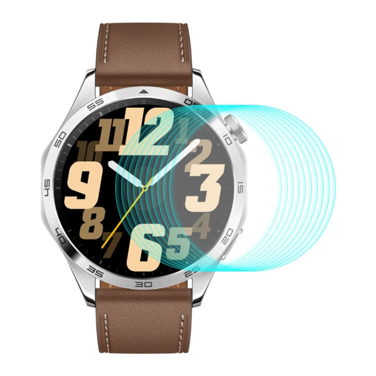 For Huawei Watch GT 4 46mm 10pcs ENKAY Hat-Prince 0.2mm 9H Tempered Glass Screen Protector Watch ...