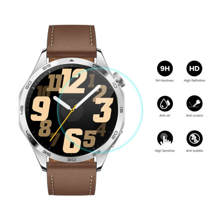 For Huawei Watch GT 4 46mm 10pcs ENKAY Hat-Prince 0.2mm 9H Tempered Glass Screen Protector Watch ...