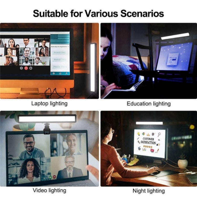 VLOGLITE WS66 LED Webcam Streaming Lights Video Conference Lighting Laptop Light with Tripod