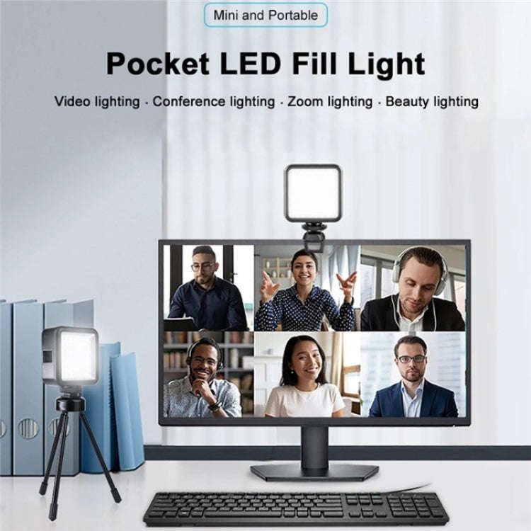 VLOGLITE W49 Photography Cell Phone Live Streaming Beauty Lights Mini Fill Light LED Camera Light