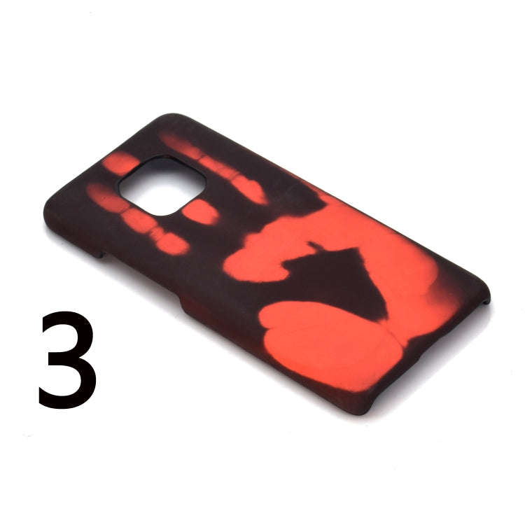 Paste Skin + PC Thermal Sensor Discoloration Case for Huawei Mate 20 Pro(Red yellow)