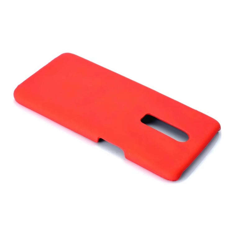 Paste Skin + PC Thermal Sensor Discoloration Case for OnePlus 6(Red yellow)