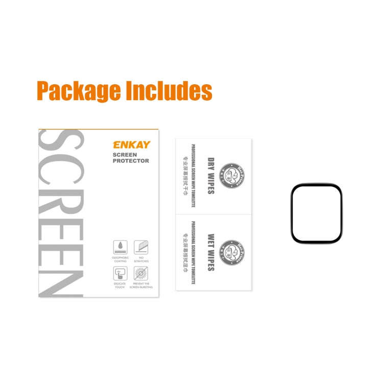 For Amazfit Bip 5 / Bip 5 Pro ENKAY ENKAY 3D Full Coverage Soft PC Edge PMMA HD Screen Film