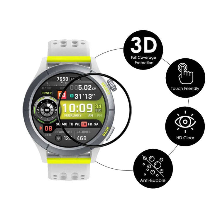 For Amazfit Cheetah / Cheetah Pro 2pcs ENKAY 3D Full Coverage Soft PC Edge PMMA HD Screen Film