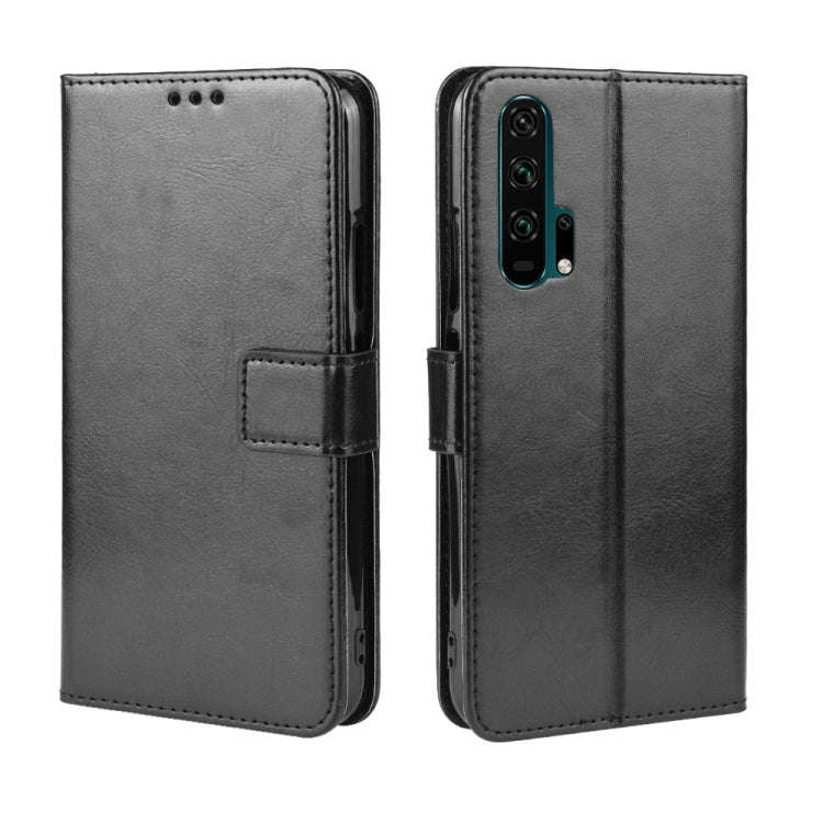 Retro Crazy Horse Texture Horizontal Flip Leather Case for HUAWEI Honor 20pro  , with Holder & Ca...