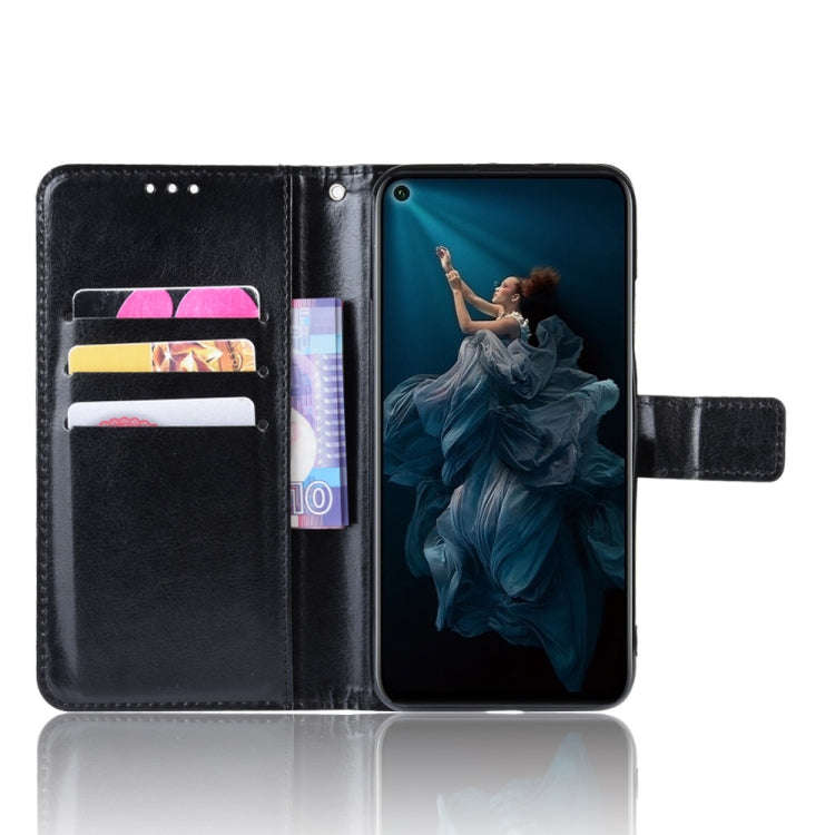 Retro Crazy Horse Texture Horizontal Flip Leather Case for HUAWEI Honor 20pro  , with Holder & Ca...