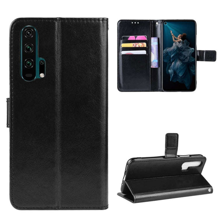 Retro Crazy Horse Texture Horizontal Flip Leather Case for HUAWEI Honor 20pro  , with Holder & Ca...