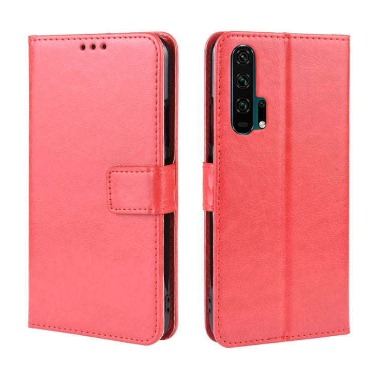 Retro Crazy Horse Texture Horizontal Flip Leather Case for HUAWEI Honor 20pro  , with Holder & Ca...