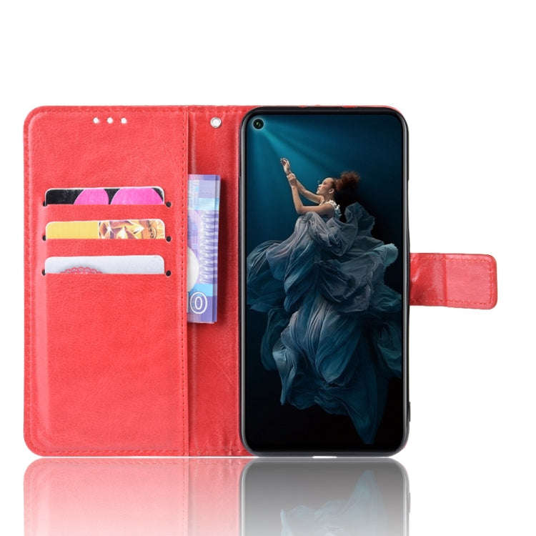 Retro Crazy Horse Texture Horizontal Flip Leather Case for HUAWEI Honor 20pro  , with Holder & Ca...