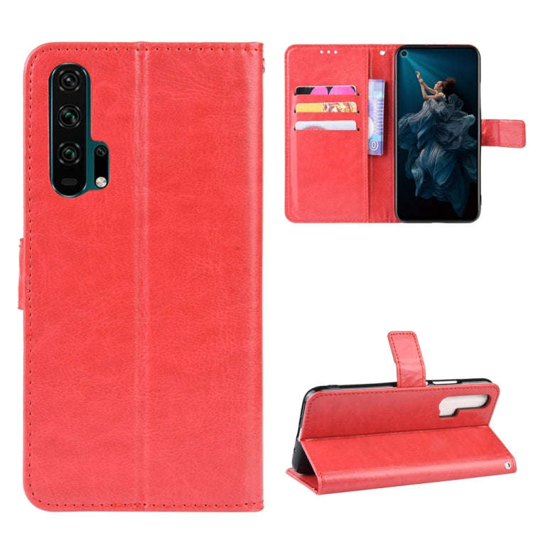 Retro Crazy Horse Texture Horizontal Flip Leather Case for HUAWEI Honor 20pro  , with Holder & Ca...