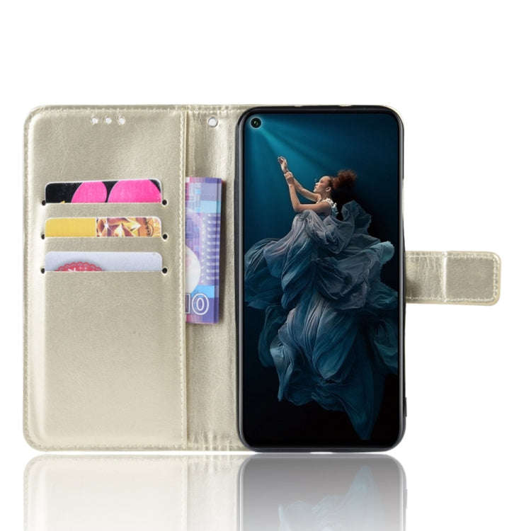 Retro Crazy Horse Texture Horizontal Flip Leather Case for HUAWEI Honor 20pro  , with Holder & Ca...
