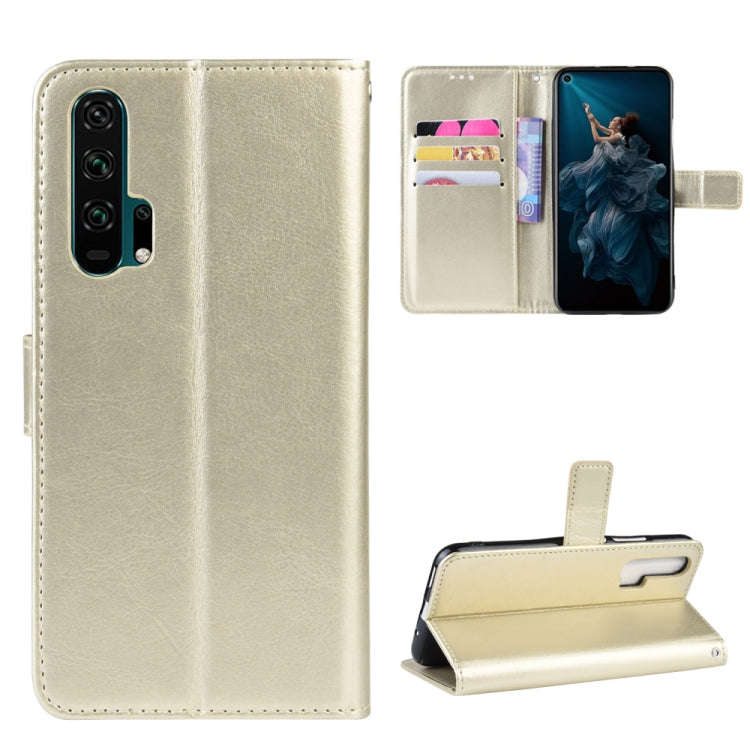 Retro Crazy Horse Texture Horizontal Flip Leather Case for HUAWEI Honor 20pro  , with Holder & Ca...